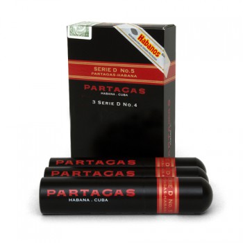 Partagas Serie D No.4 Tubos 3 kusy